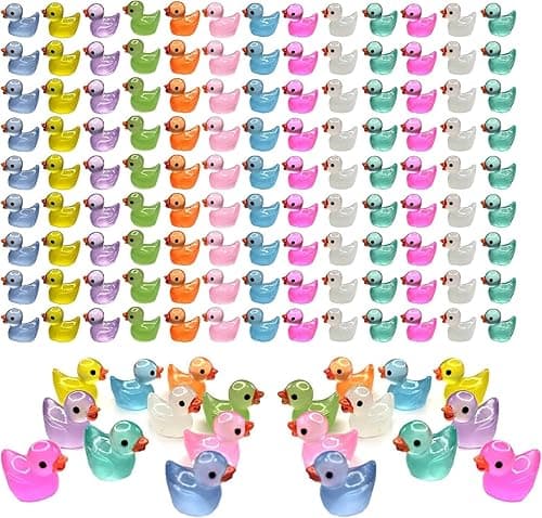 Luminous Mini Cruise Ducks (128 Pcs)